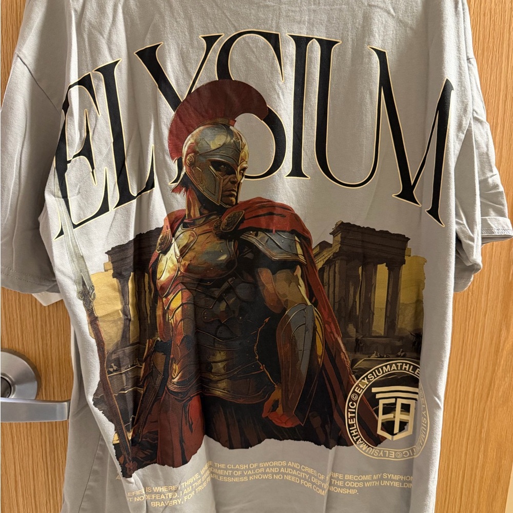Elysium Athletic Graphic Men's Shirt - Gray
